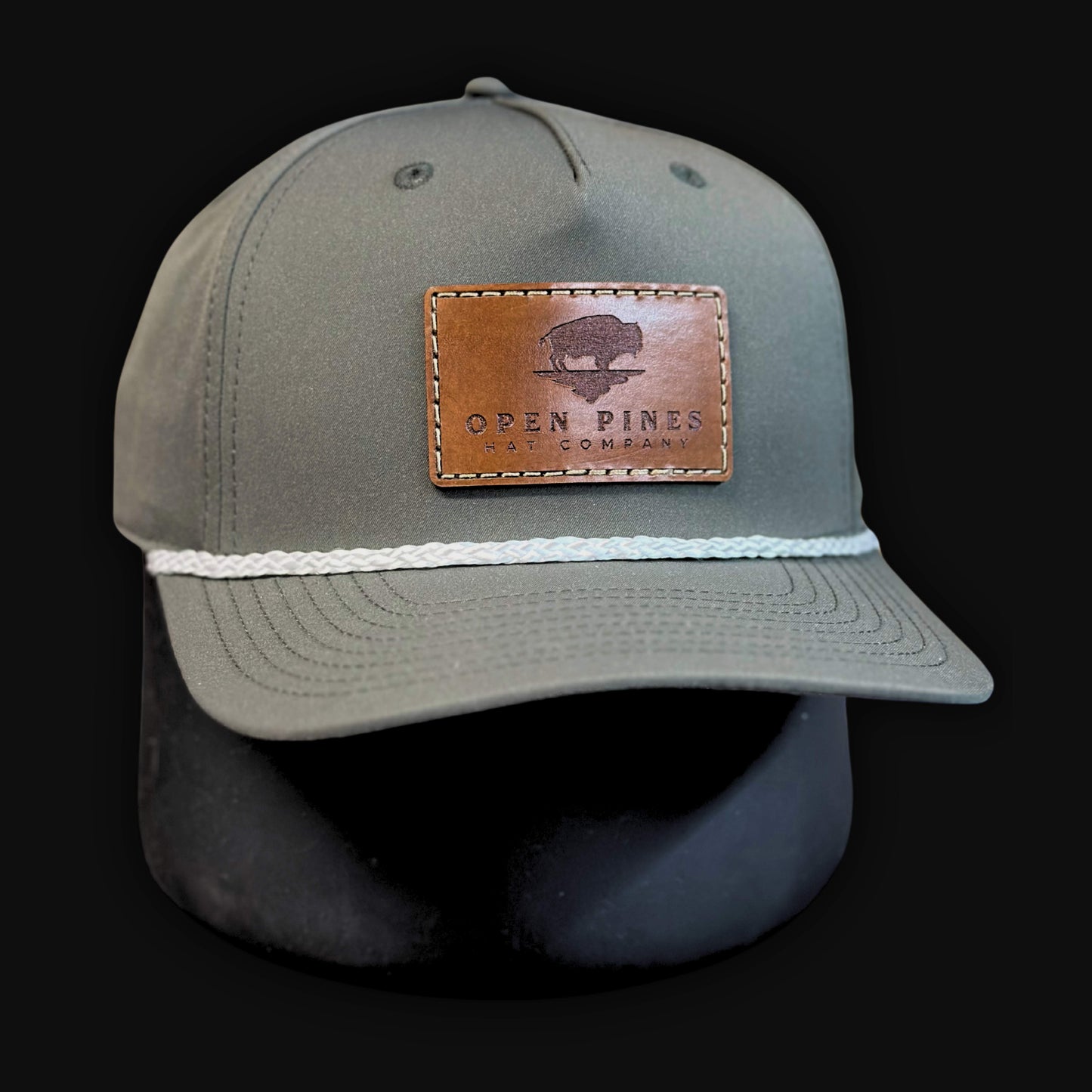 OP bison1 olive/white